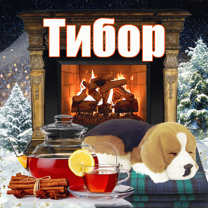Тибор! Доброго зимнего вечера! Красивая открытка Тибору!