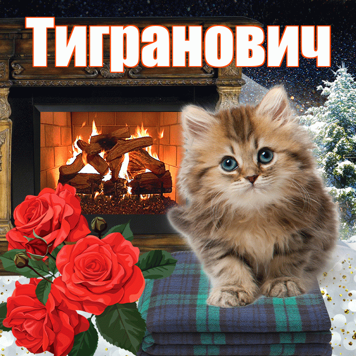 Тигранович! Доброго зимнего вечера! Красивая открытка Тиграновичу!