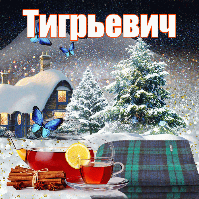 Тигрьевич! Доброго зимнего вечера! Красивая открытка Тигрьевичу!