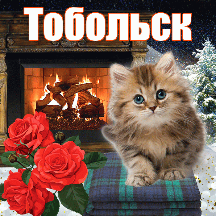 Тобольск! Доброго зимнего вечера! Красивая открытка Тобольску!