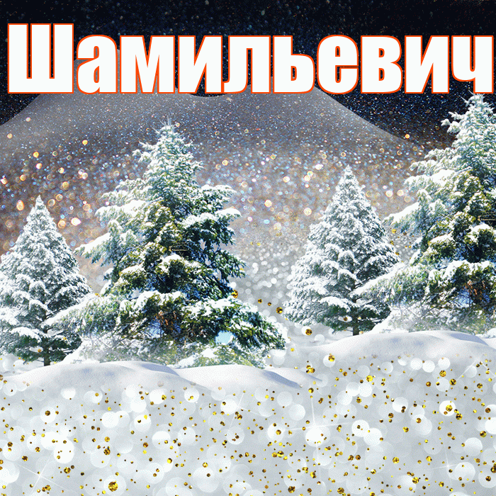 Шамильевич! Доброго зимнего вечера! Красивая открытка Шамильевичу!