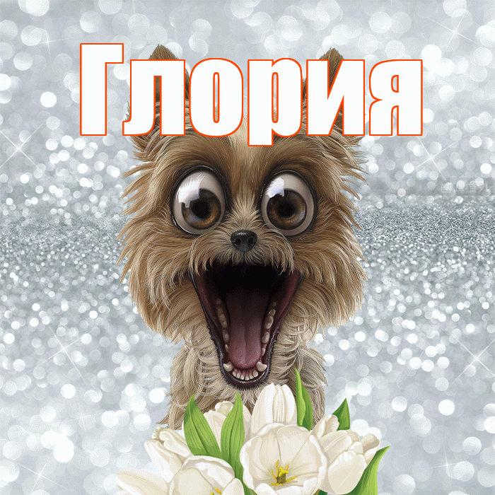 Глория! Доброе утро! Красивая открытка Глорию!