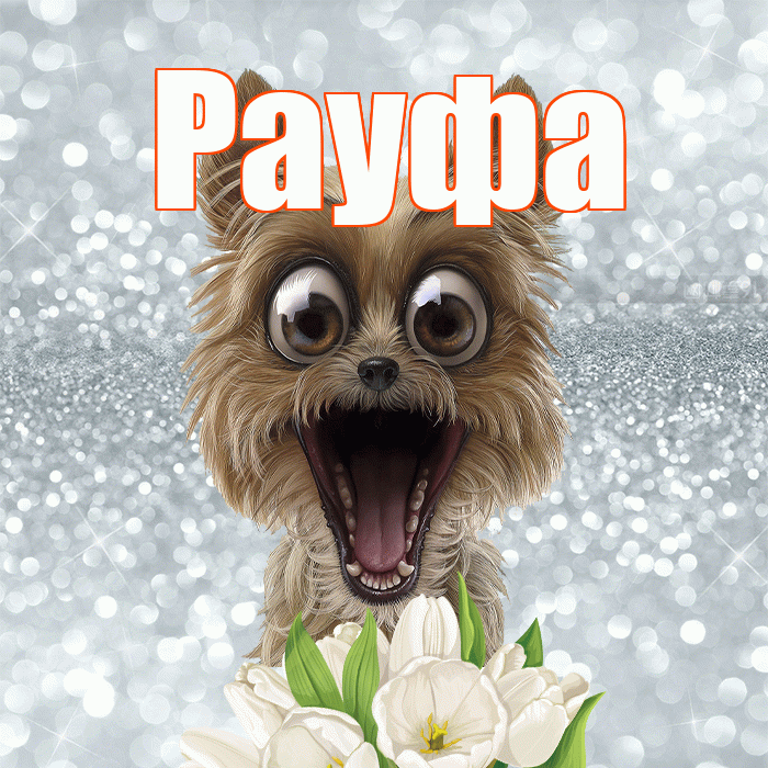 Рауфа! Доброе утро! Красивая открытка Рауфе!