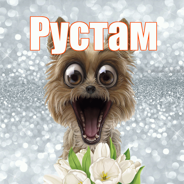 Рустам! Доброе утро! Красивая открытка Русту!