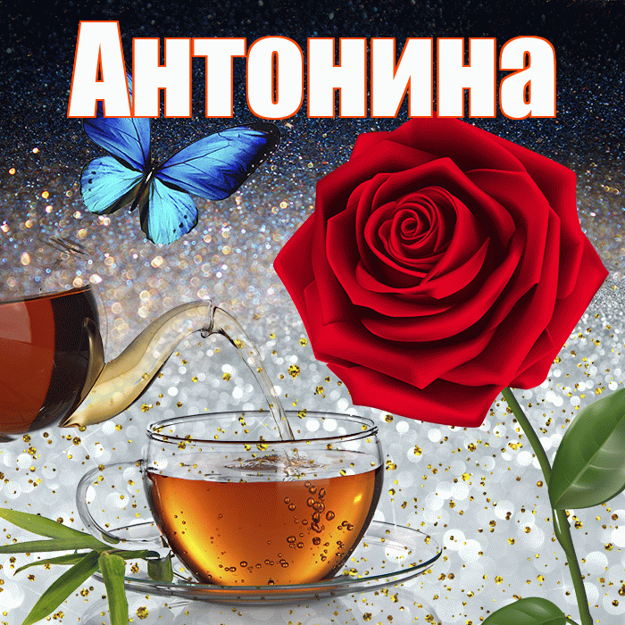 Антонина! Добрый зимний вечер! Красивая открытка Антонине!