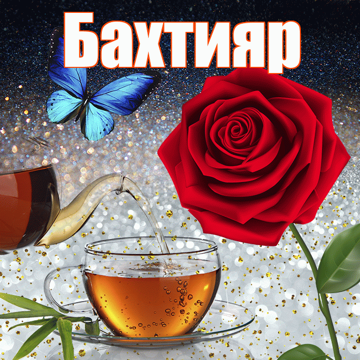 Бахтияр! Добрый зимний вечер! Красивая открытка Бахтияру!