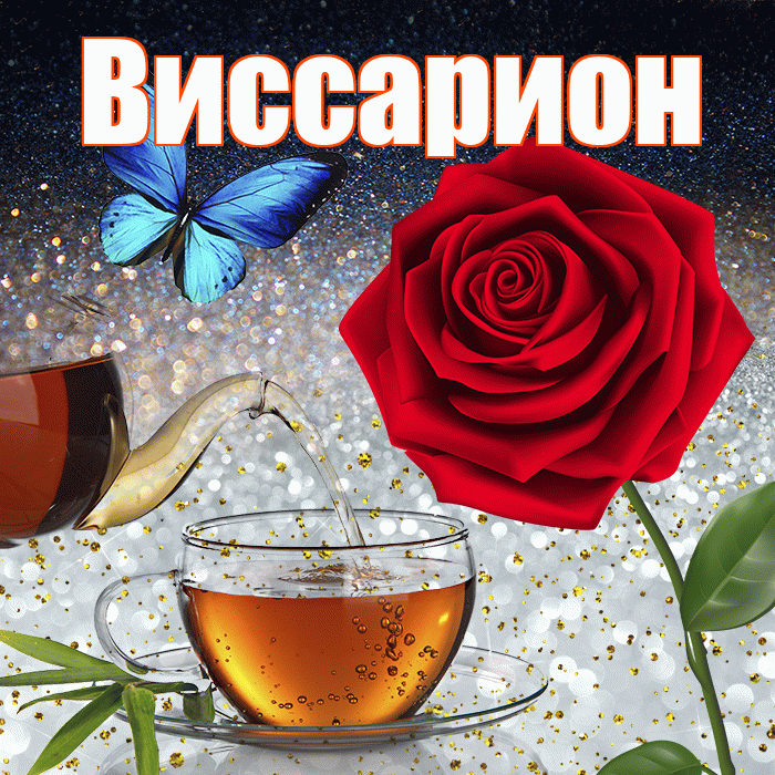 Виссарион! Добрый зимний вечер! Красивая открытка Виссариону!