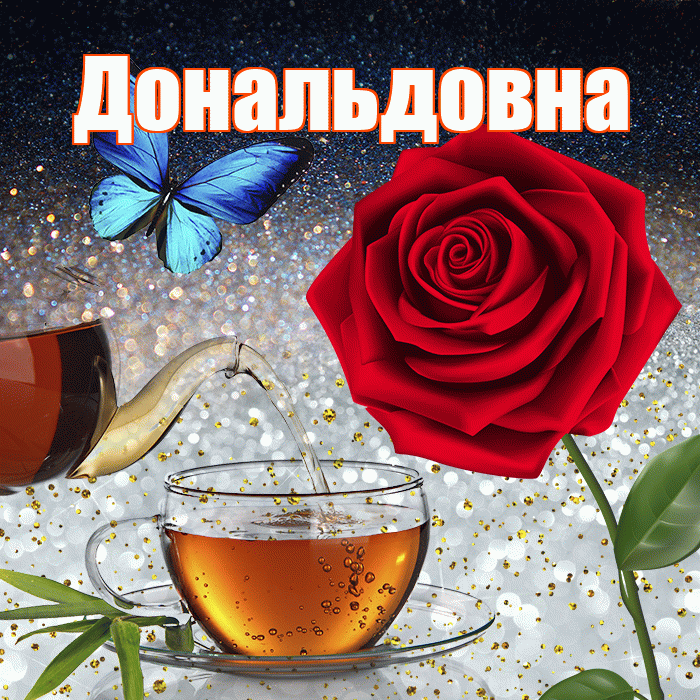 Дональдовна! Добрый зимний вечер! Красивая открытка Дональдовне!