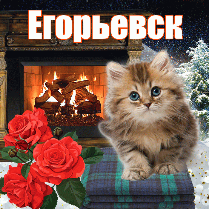 Егорьевск! Добрый зимний вечер! Красивая открытка Егорьевску!
