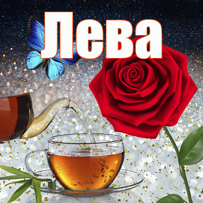 Лева! Добрый зимний вечер! Красивая открытка Лёвой!