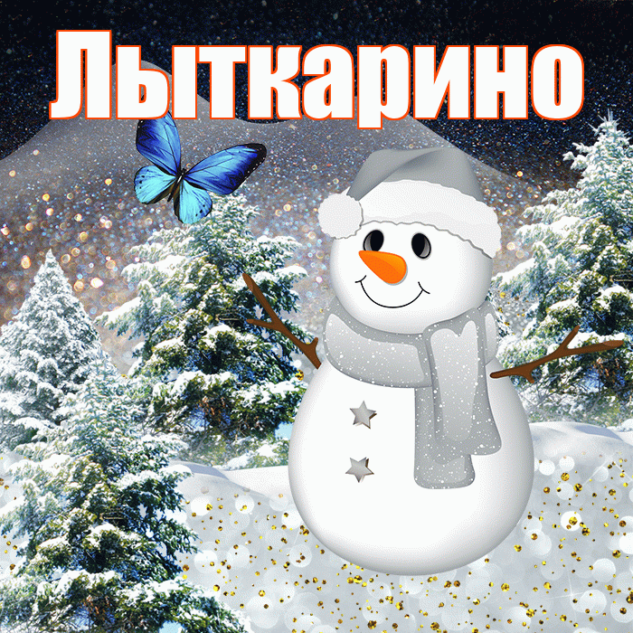 Лыткарино! Добрый зимний вечер! Красивая открытка Лыткарино!