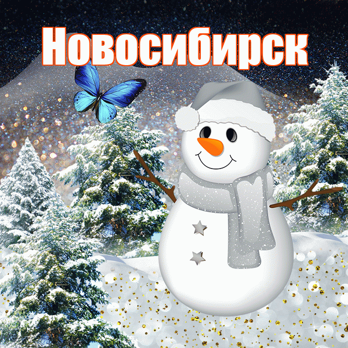 Новосибирск! Добрый зимний вечер! Красивая открытка Новосибирску!