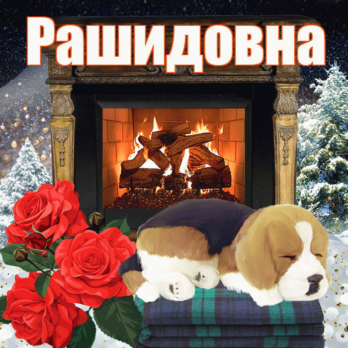 Рашидовна! Добрый зимний вечер! Красивая открытка Рашидовне!
