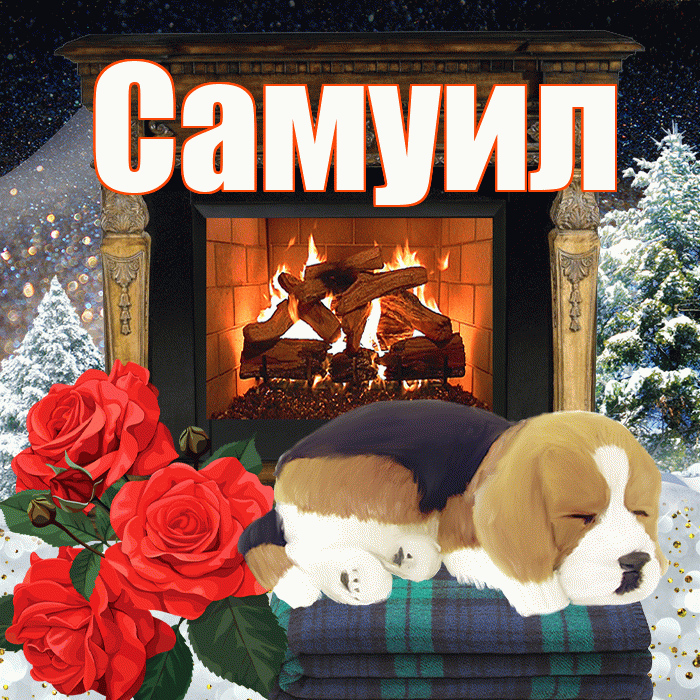 Самуил! Добрый зимний вечер! Красивая открытка Самуилу!