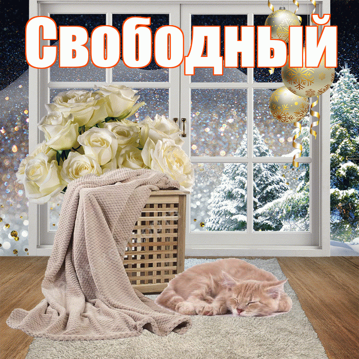 Свободный! Добрый зимний вечер! Красивая открытка Свободныю!