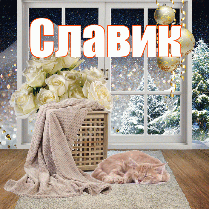 Славик! Добрый зимний вечер! Красивая открытка !