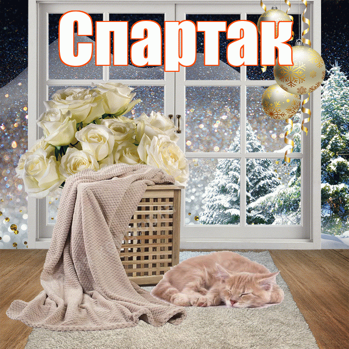 Спартак! Добрый зимний вечер! Красивая открытка Спартаку!