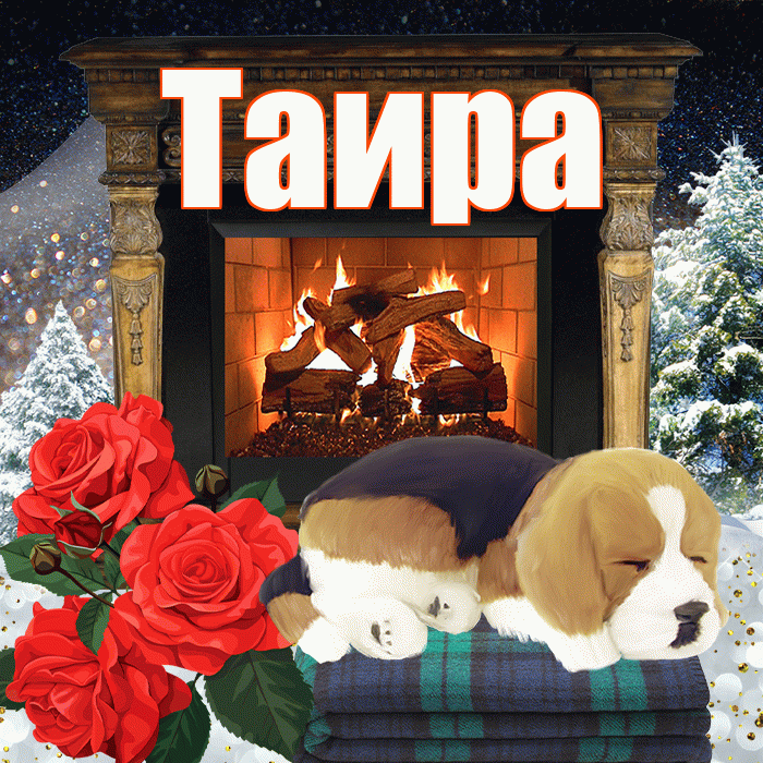 Таира! Добрый зимний вечер! Красивая открытка Таиру!