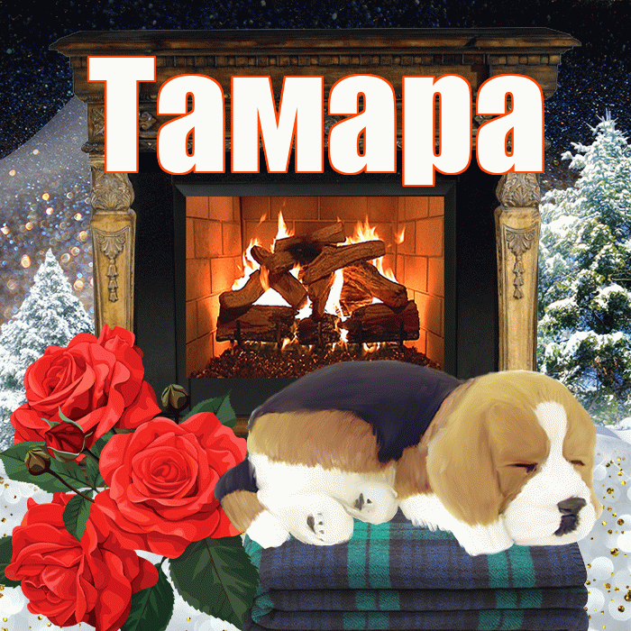 Тамара! Добрый зимний вечер! Красивая открытка Тамаре!