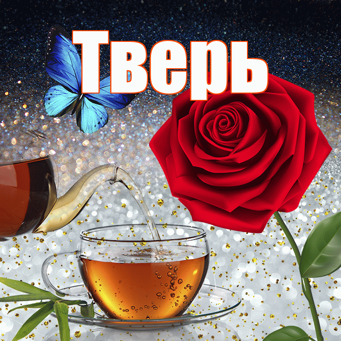 Тверь! Добрый зимний вечер! Красивая открытка Тверю!