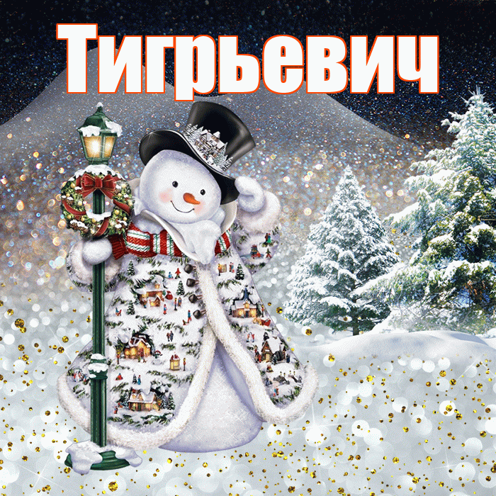 Тигрьевич! Добрый зимний вечер! Красивая открытка Тигрьевичу!