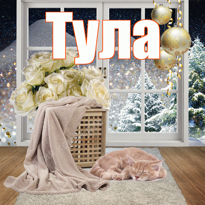 Тула! Добрый зимний вечер! Красивая открытка Туле!