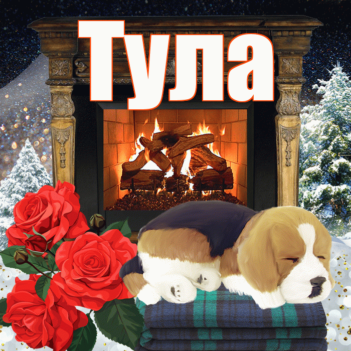 Тула! Добрый зимний вечер! Красивая открытка Туле!