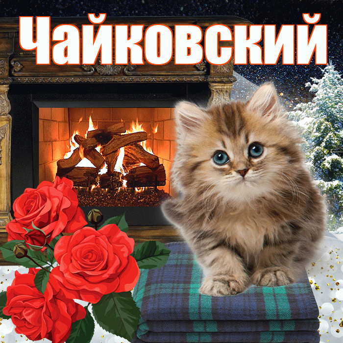 Чайковский! Добрый зимний вечер! Красивая открытка Чайковскию!