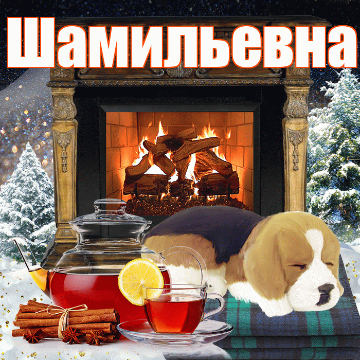 Шамильевна! Добрый зимний вечер! Красивая открытка Шамильевне!