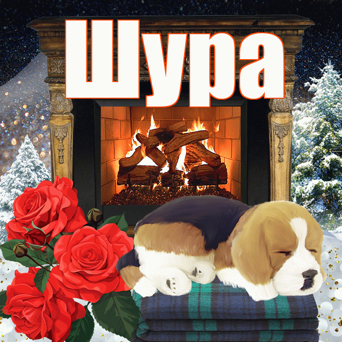 Шура! Добрый зимний вечер! Красивая открытка !