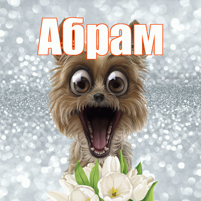 Абрам! Желаю хорошего дня! Красивая открытка Абраму!