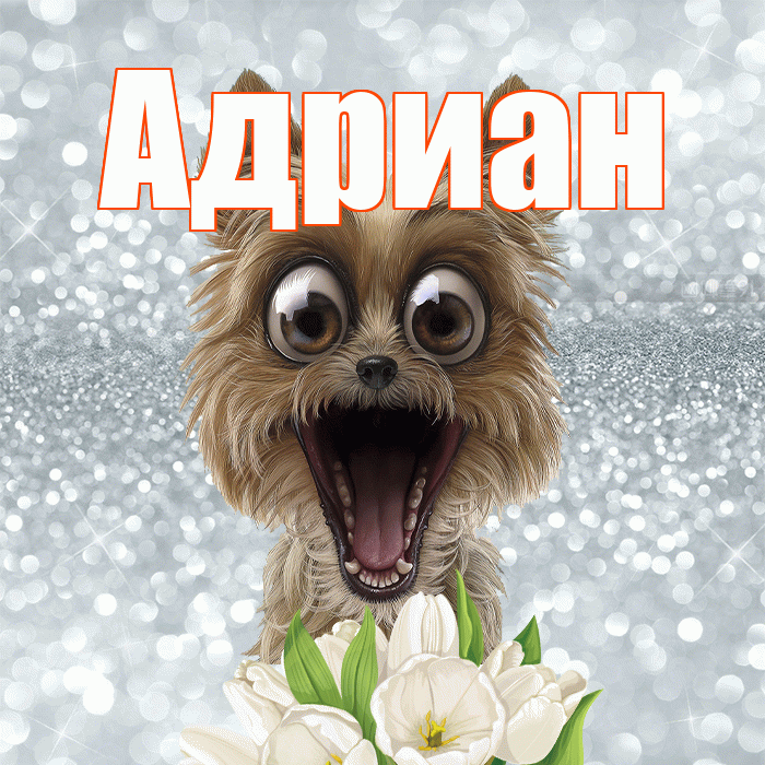 Адриан! Желаю хорошего дня! Красивая открытка Адриану!