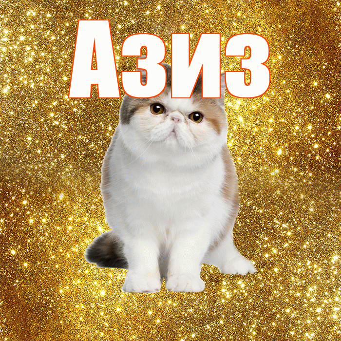 Азиз! Желаю хорошего дня! Красивая открытка Азизу!