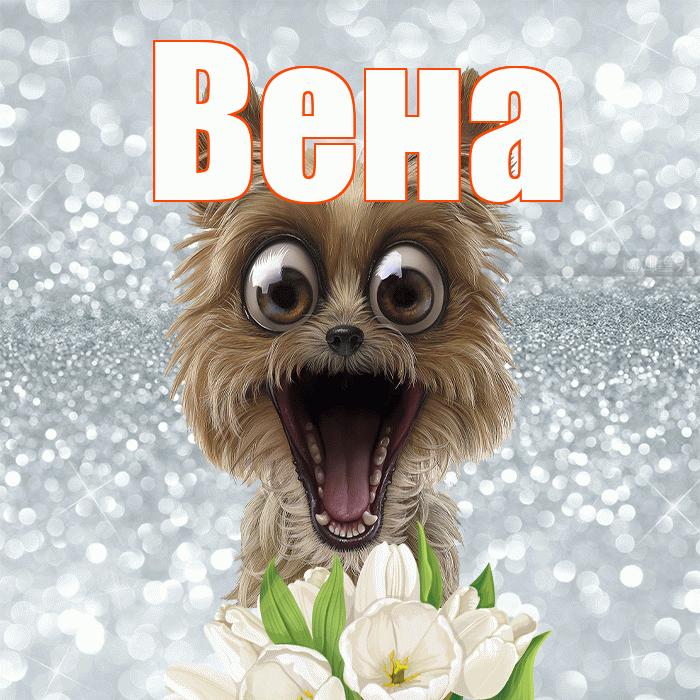 Вена! Желаю хорошего дня! Красивая открытка Вене!