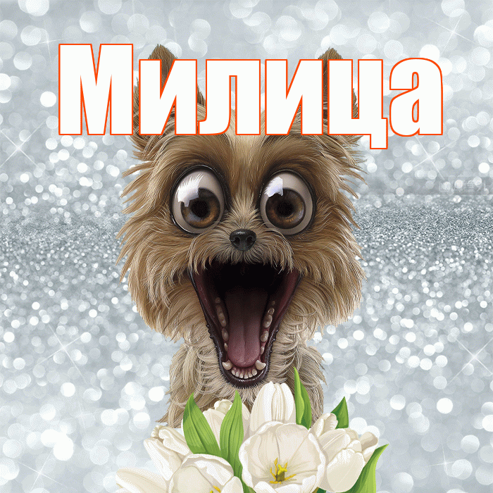 Милица! Желаю хорошего дня! Красивая открытка Милице!