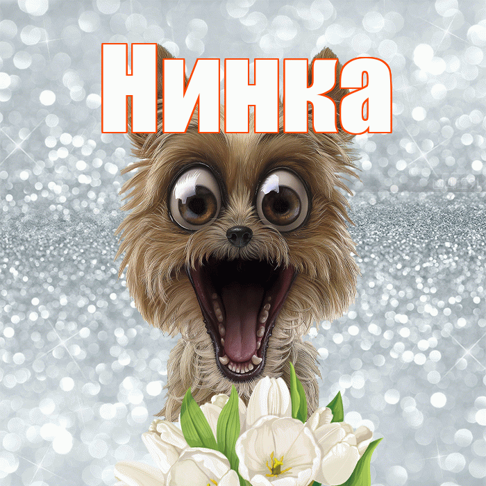 Нинка! Желаю хорошего дня! Красивая открытка !