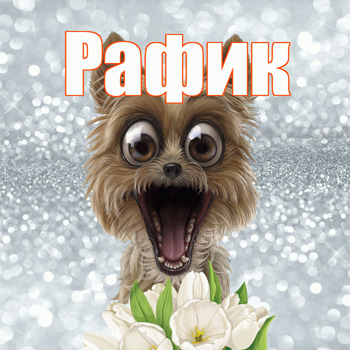 Рафик! Желаю хорошего дня! Красивая открытка Рафику!