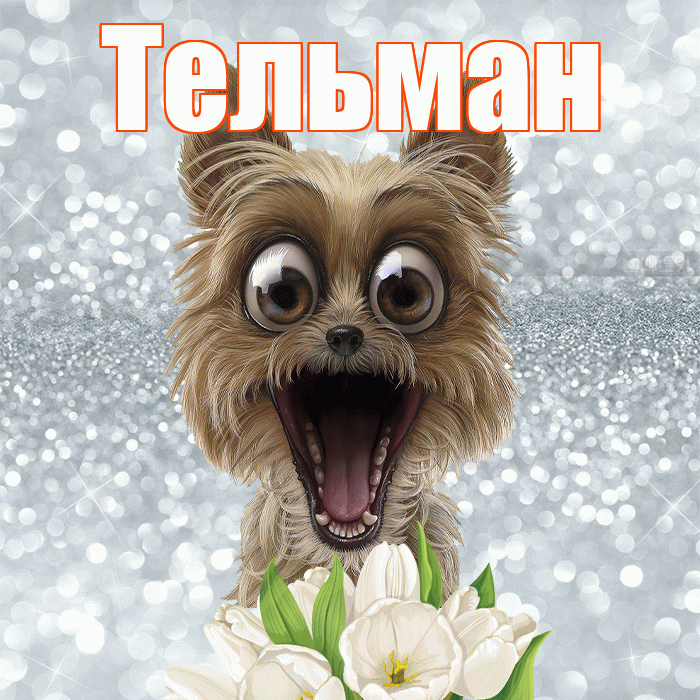 Тельман! Желаю хорошего дня! Красивая открытка Тельману!