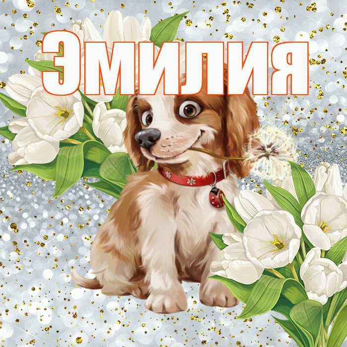 Эмилия! Не грусти! Красивая открытка Эмилию!