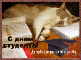 Картинка на 25 января! С днём студента. Поздравления. Поздравляю с Днем студента! Это прекрасное время, чтобы...