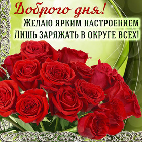 Новая открытка! Пожелание доброго дня! Красивая открытка! Поздравляем! С наилучшими пожеланиями в этот праздничный...