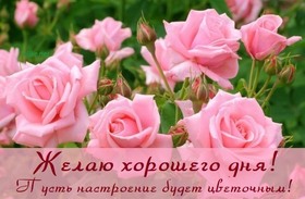 Новая картинка! Хорошего дня в России! Открытка от души! Пусть начинания будут быстрыми и блестящими, пусть все...