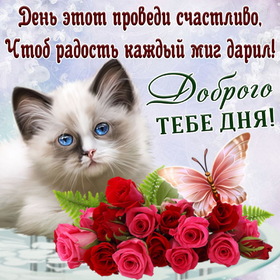 Открытка! Хорошего дня. Картинка с пожеланием доброго дня. Как хорошо! — Вот эту фразу я желаю тебе произносить...