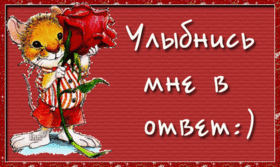 Картинка! Улыбнись! Открытка с улыбкой! Ты мой защитник, мой хранитель. Живи долго и счастливо...