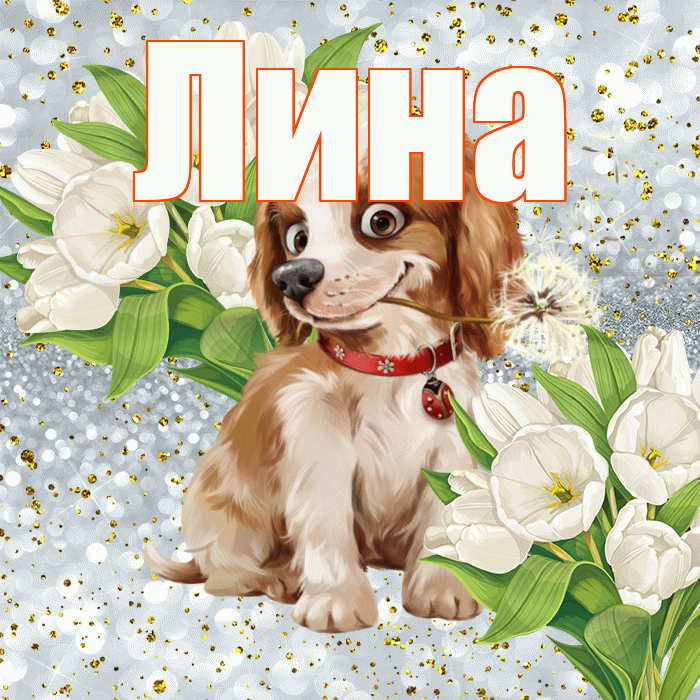 Лина! Привет! Красивая открытка Лине!