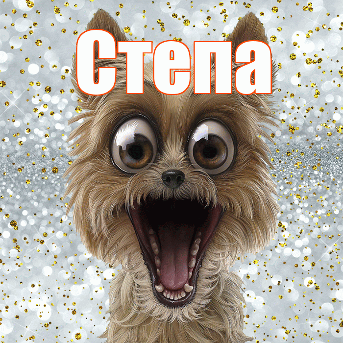 Степа! Привет! Красивая открытка Стёпу!