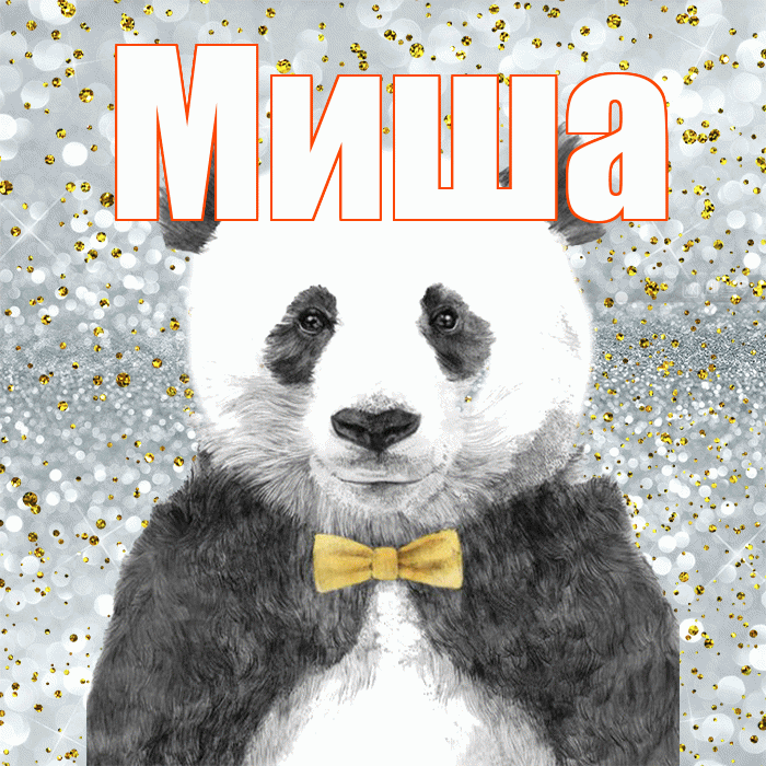 Миша! Приятного аппетита! Красивая открытка Мише!