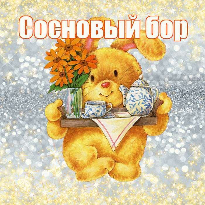 Сосновый бор! Приятного аппетита! Красивая открытка !