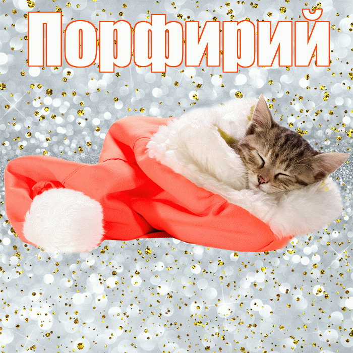 Порфирий! Приятных тебе снов! Красивая открытка Порфирию!