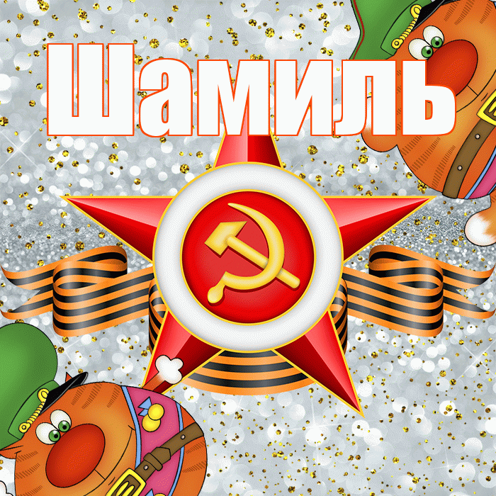 Шамиль! С 23 февраля! Красивая открытка Шамилю!